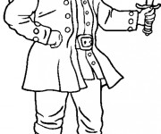 Coloriage Beau dessin pirate