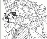 Coloriage Jack le pirate