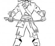 Coloriage Pirate adulte