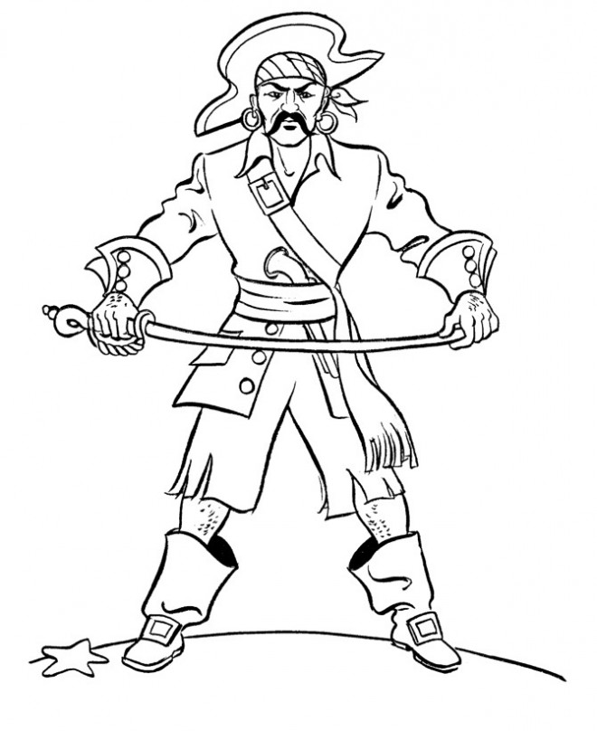 Coloriage Pirate Adulte Dessin Gratuit A Imprimer