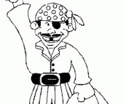 Coloriage Pirate rigolo