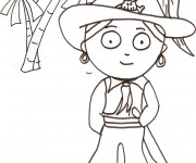 Coloriage et dessins gratuit Pirate simple à imprimer