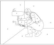 Coloriage et dessins gratuit Plomberie par num&eacute;ro à imprimer