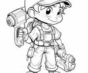 Coloriage Plombier pour ados
