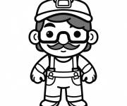 Coloriage Plombier similey