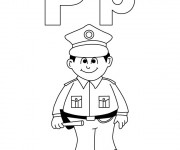 Coloriage et dessins gratuit Un officier à imprimer