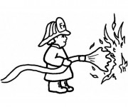Coloriage Tuyau d'incendie