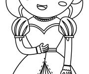 Coloriage Colorie la reine