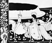 Coloriage Illustration de la reine Gueni&egrave;vre