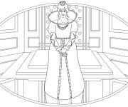 Coloriage Image de Reine coloriable