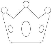 Coloriage La Couronne de reine