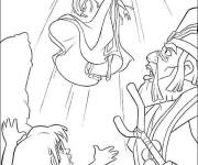 Coloriage La reine d'Atlantide du film anim&eacute;