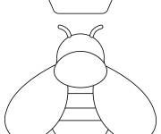 Coloriage La reine des abeilles