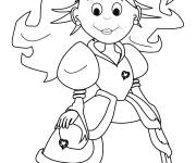 Coloriage La reine des coeurs pour enfants