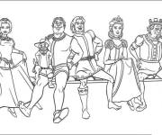 Coloriage La reine du film shrek