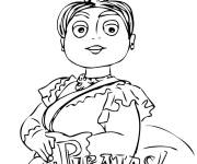 Coloriage La Reine Victoria en sketch