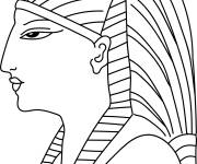 Coloriage Reine Ameritas d'Egypte