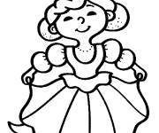 Coloriage et dessins gratuit Reine en dansant à imprimer