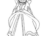 Coloriage Reine en maternelle