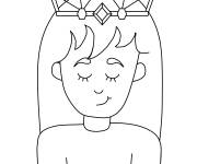 Coloriage et dessins gratuit Reine Esther à imprimer
