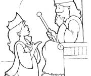 Coloriage et dessins gratuit Reine et toi à imprimer