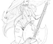 Coloriage Reine Marceline