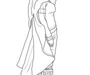 Coloriage Reine Padm&eacute; Amidala