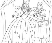 Coloriage Roi Doroth&eacute;e et la reine Glinda