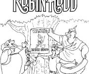 Coloriage Aventures de Robin Hood