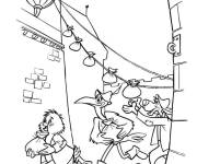 Coloriage Habitants de Nottingham de Robin Hood