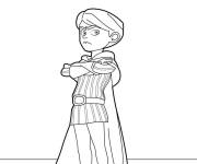 Coloriage Jeune Robin des Bois en col&egrave;re