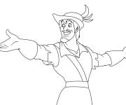 Coloriage Le courageux Robin des Bois