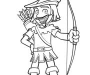 Coloriage Le noble Robin des Bois