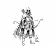 Coloriage Myst&egrave;re Robin des Bois