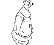 Coloriage et dessins gratuit Petit Jean dessin&eacute; &agrave; la main à imprimer