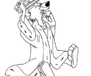 Coloriage et dessins gratuit Prince John rus&eacute; de Robin Hood à imprimer
