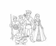 Coloriage Robin de Bois characters