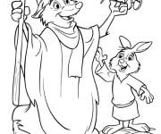 Coloriage Robin de Bois et Skippy