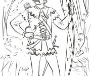 Coloriage Robin des Bois corps entier