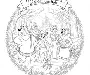 Coloriage Robin des Bois et ses joyeux compagnons de Disney