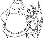 Coloriage Robin des Bois et son meilleur ami