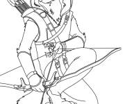 Coloriage Robin des Bois film de Disney