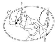 Coloriage et dessins gratuit Robin des Bois pour les petits à imprimer