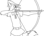 Coloriage Robin des Bois pour maternelle