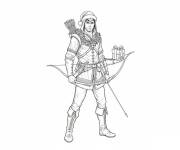Coloriage Robin des Bois pour noel