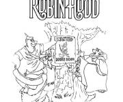 Coloriage Robin des Bois recherch&eacute;