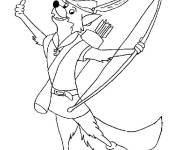 Coloriage Robin des Bois simple