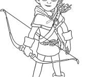 Coloriage Tout petit Robin des Bois