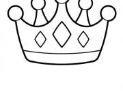 Coloriage et dessins gratuit Couronne du roi à imprimer