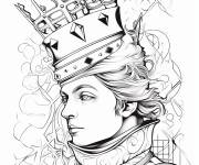 Coloriage Le roi blanc